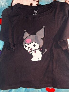 Kuromi Graphic Cropped Tee